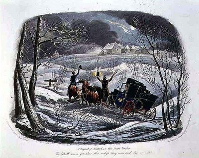 „Signal of Distress, or The Christmas Visitor“, vyryl R.G. Rychtář (fl.1811-37) hospoda. od Thomase McLeana od Charles B. (after) Newhouse
