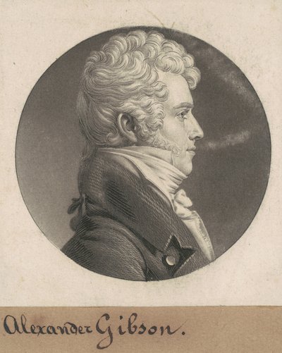 Alexander Gibson od Charles B. J. Févret de Saint Mémin