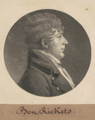 Benjamin Ricketts od Charles B. J. Févret de Saint Mémin