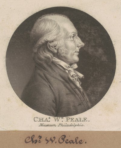 Charles Willson Peale od Charles B. J. Févret de Saint Mémin