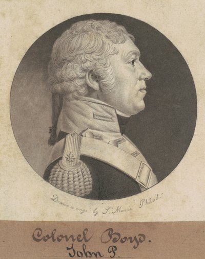 Plukovník Boyd od Charles B. J. Févret de Saint Mémin