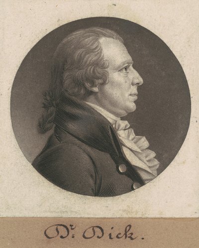 Elisha Cullen Dick od Charles B. J. Févret de Saint Mémin