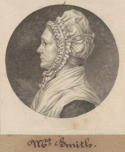 Elizabeth Custis Teackle Smith od Charles B. J. Févret de Saint Mémin