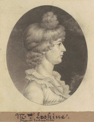 Frances Cadwalader Erskine od Charles B. J. Févret de Saint Mémin