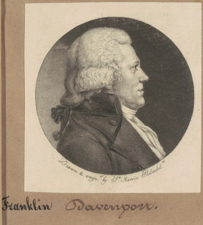 Franklin Davenport od Charles B. J. Févret de Saint Mémin
