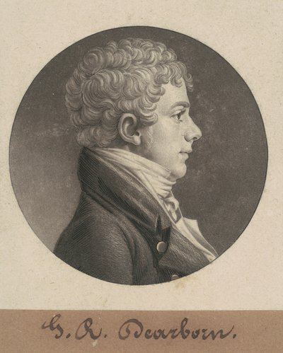 George Raleigh Dearborn od Charles B. J. Févret de Saint Mémin