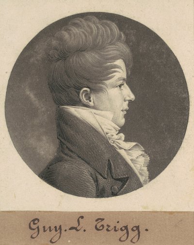 Chlap L. Trigg od Charles B. J. Févret de Saint Mémin