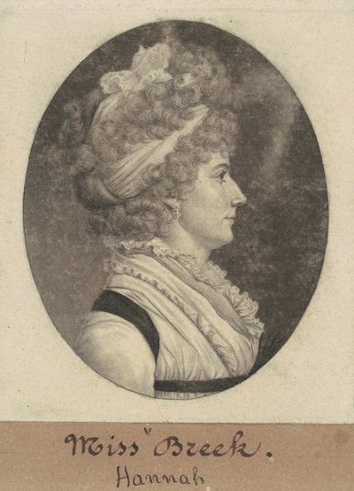 Hannah Breck od Charles B. J. Févret de Saint Mémin