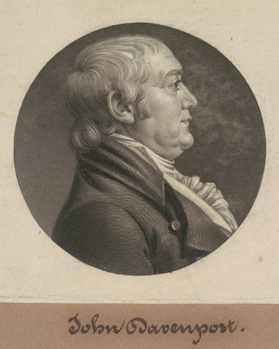 John Davenport od Charles B. J. Févret de Saint Mémin