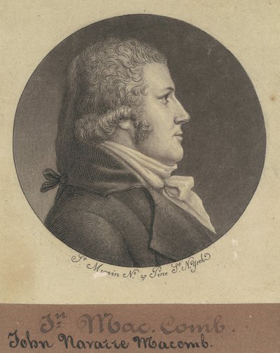 John Navarre Macomb od Charles B. J. Févret de Saint Mémin