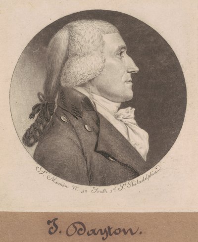 Jonathan Dayton od Charles B. J. Févret de Saint Mémin