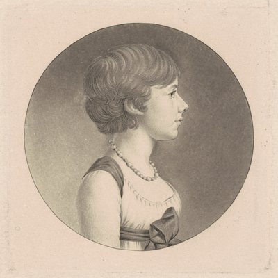 Louisa DuPonceauová od Charles B. J. Févret de Saint Mémin
