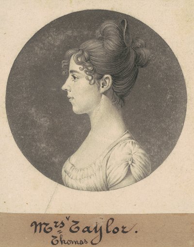 Lucy Harrison Singleton Taylor od Charles B. J. Févret de Saint Mémin