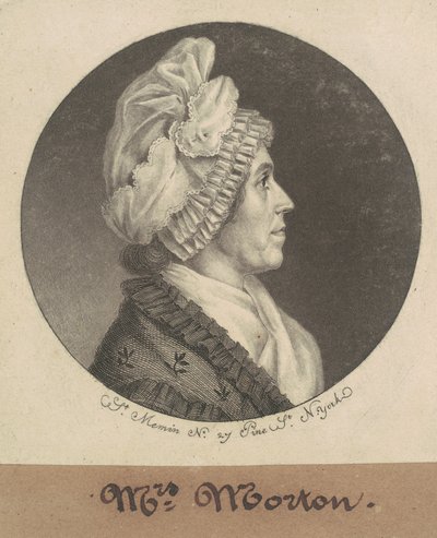Maria Sophia Kemper Mortonová od Charles B. J. Févret de Saint Mémin