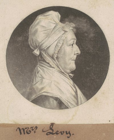 Martha Lampley Levyová od Charles B. J. Févret de Saint Mémin