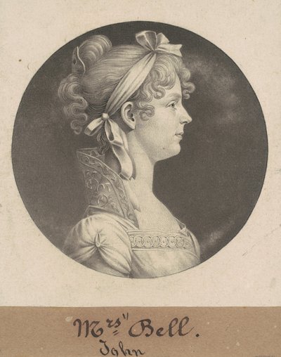 Mary Ann Walker Bell od Charles B. J. Févret de Saint Mémin