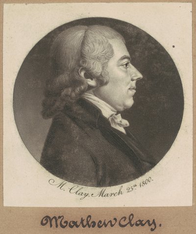 Matthew Clay od Charles B. J. Févret de Saint Mémin