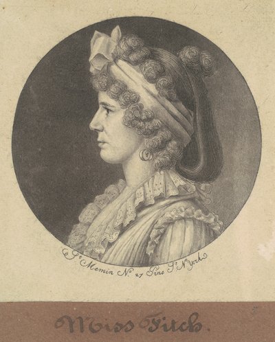 slečno Fitchová od Charles B. J. Févret de Saint Mémin