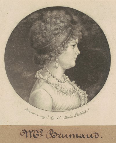 paní Brumaud od Charles B. J. Févret de Saint Mémin