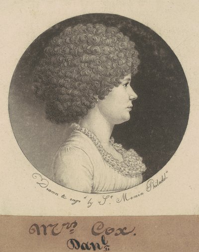 paní Coxová od Charles B. J. Févret de Saint Mémin