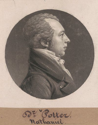 Nathaniel Potter od Charles B. J. Févret de Saint Mémin