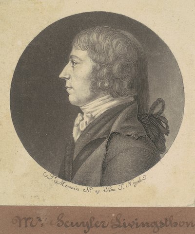 Peter Schuyler Livingston od Charles B. J. Févret de Saint Mémin