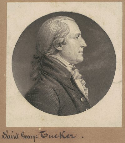 Svatý Jiří Tucker od Charles B. J. Févret de Saint Mémin