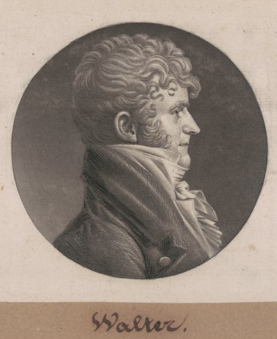 Samuel Purviance Walker od Charles B. J. Févret de Saint Mémin