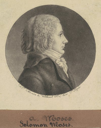 Šalamoun Mojžíš od Charles B. J. Févret de Saint Mémin