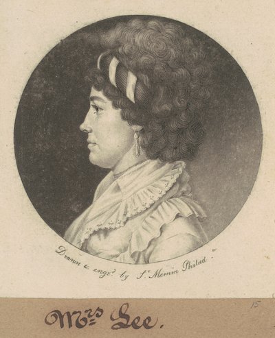 Temperance Hedge Lee od Charles B. J. Févret de Saint Mémin