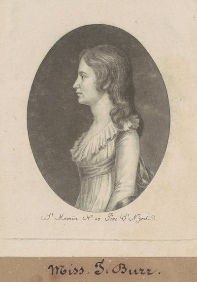 Theodosia Burr od Charles B. J. Févret de Saint Mémin