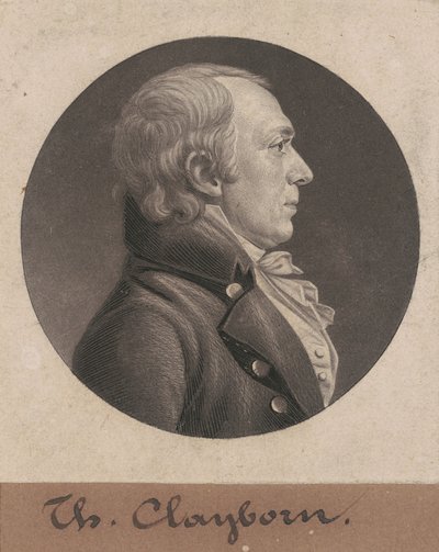 Thomas Claiborne od Charles B. J. Févret de Saint Mémin