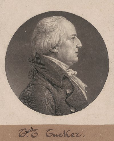 Thomas Tudor Tucker od Charles B. J. Févret de Saint Mémin
