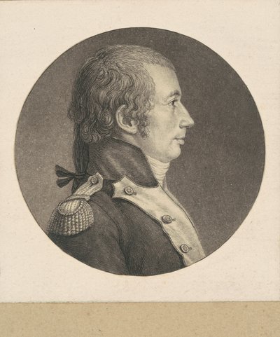Neznámý plukovník francouzské pěchoty od Charles B. J. Févret de Saint Mémin