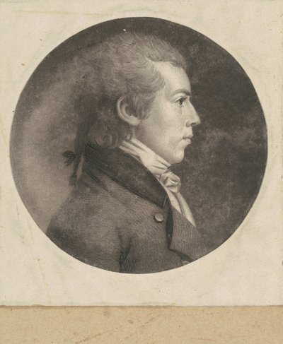 Neznámý muž od Charles B. J. Févret de Saint Mémin