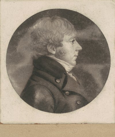 Neznámý muž od Charles B. J. Févret de Saint Mémin