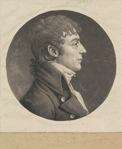 Neznámý muž od Charles B. J. Févret de Saint Mémin