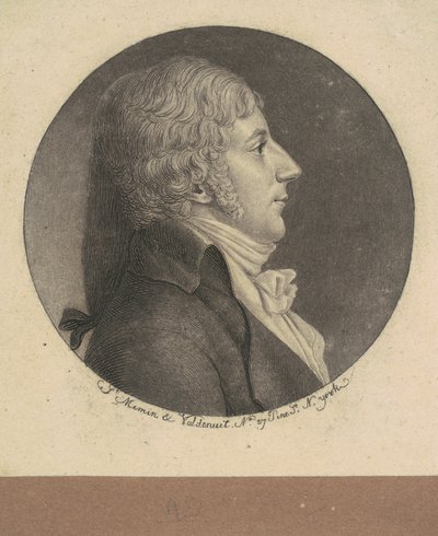 Neznámý muž od Charles B. J. Févret de Saint Mémin