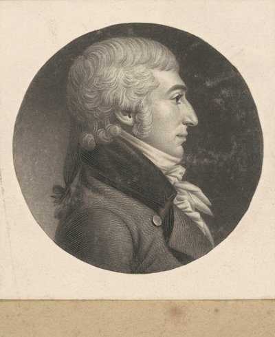 Neznámý muž od Charles B. J. Févret de Saint Mémin