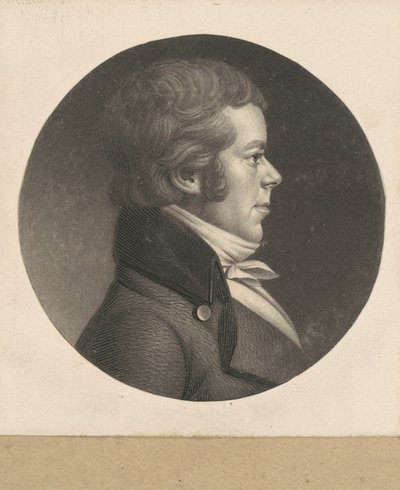 Neznámý muž od Charles B. J. Févret de Saint Mémin