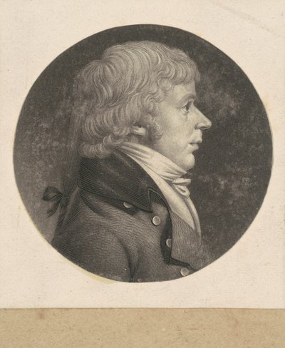 Neznámý muž od Charles B. J. Févret de Saint Mémin