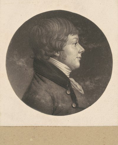 Neznámý muž od Charles B. J. Févret de Saint Mémin