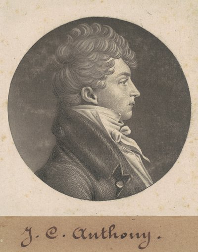 Neznámý muž od Charles B. J. Févret de Saint Mémin