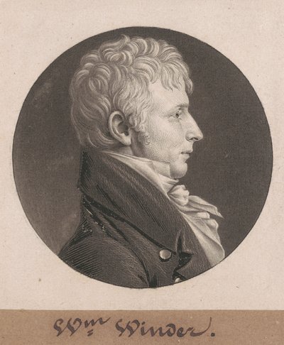 William Henry Winder od Charles B. J. Févret de Saint Mémin