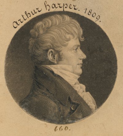 Arthur Harper od Charles Balthazar Julien Févret de Saint-Mémin