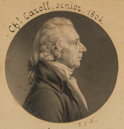 Charles Carroll od Charles Balthazar Julien Févret de Saint-Mémin