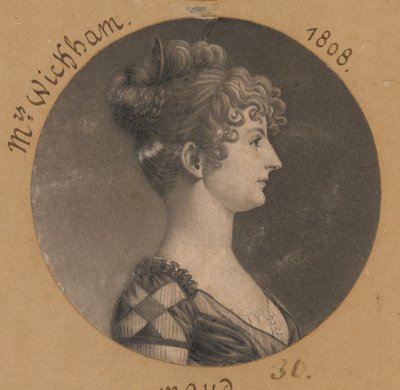 Elizabeth Selden McClurg Wickham od Charles Balthazar Julien Févret de Saint-Mémin