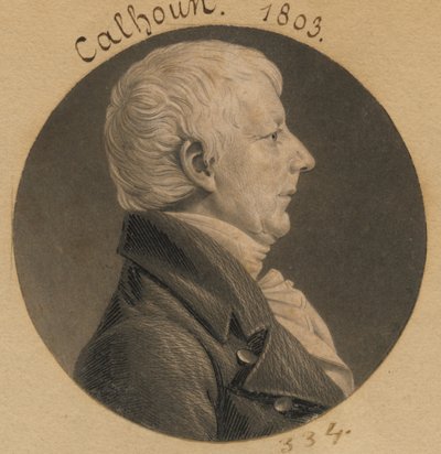 James Calhoun od Charles Balthazar Julien Févret de Saint-Mémin