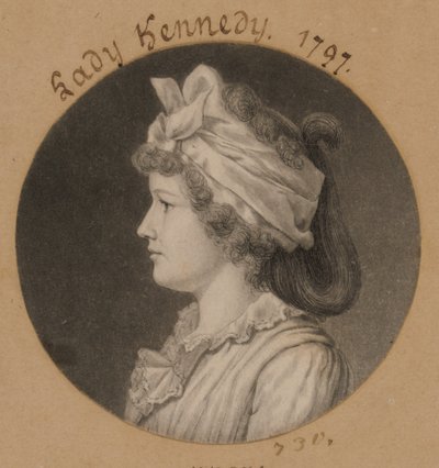 Jane Macomb Kennedy od Charles Balthazar Julien Févret de Saint-Mémin