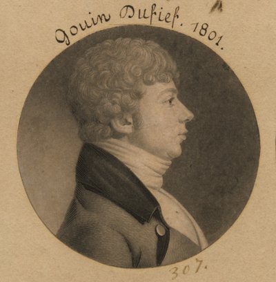 Nicholas Gouin Dufief od Charles Balthazar Julien Févret de Saint-Mémin